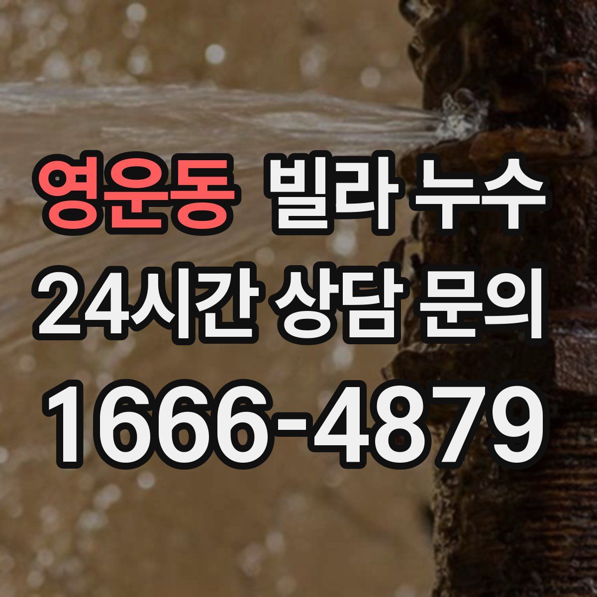 영운동 빌라 누수