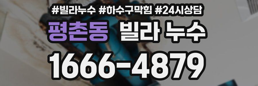 평촌동 빌라 누수