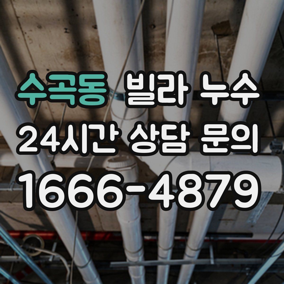 수곡동 빌라 누수 누수 의심 시 하지 말아야 할 행동