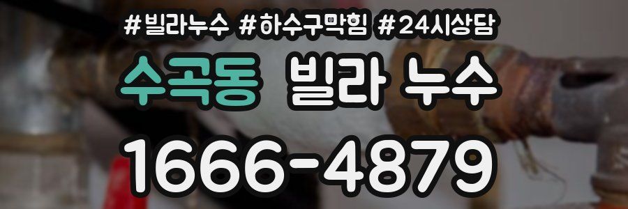 수곡동 빌라 누수