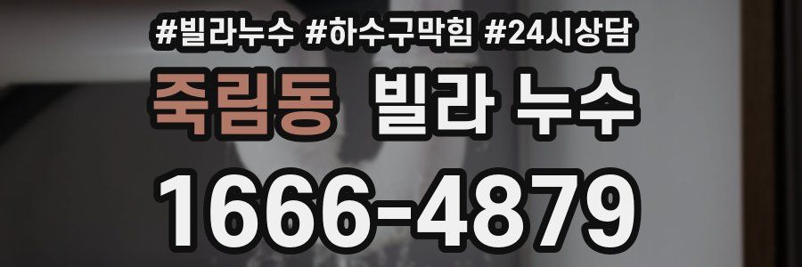 죽림동 빌라 누수