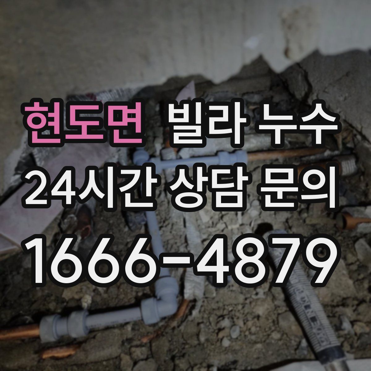 현도면 빌라 누수