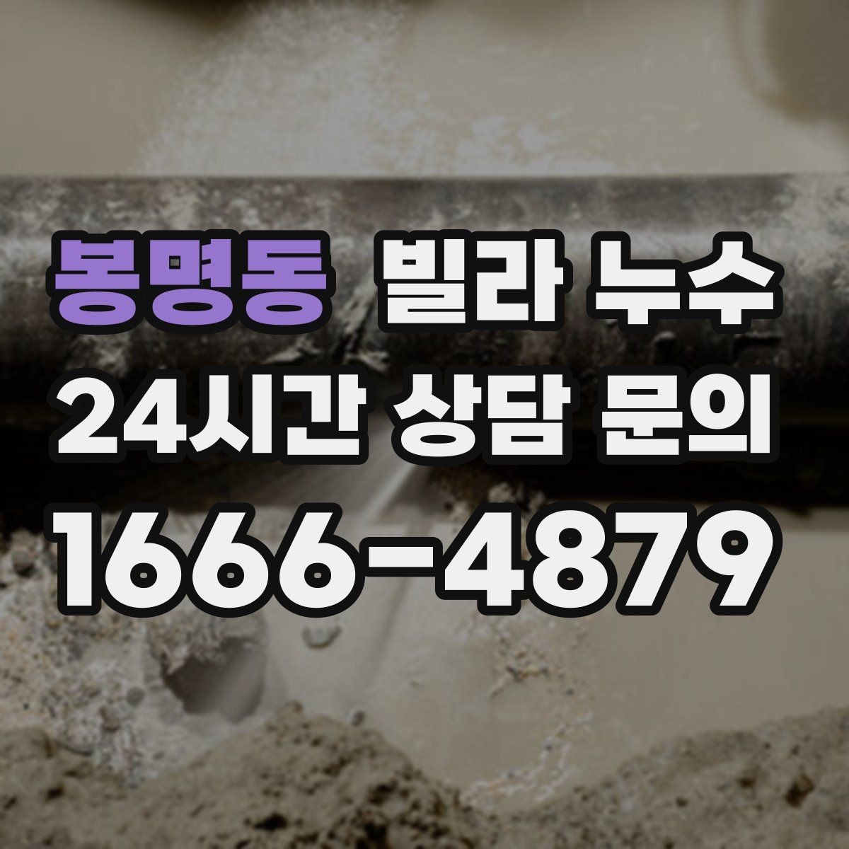 봉명동 빌라 누수 관리사무소가 없는 빌라에서 누수 대응 방법