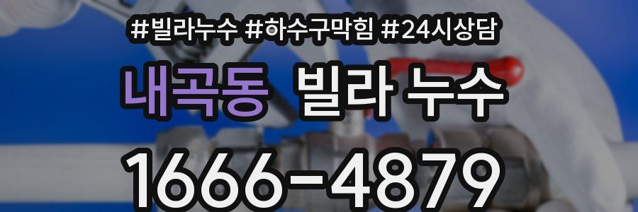 내곡동 빌라 누수