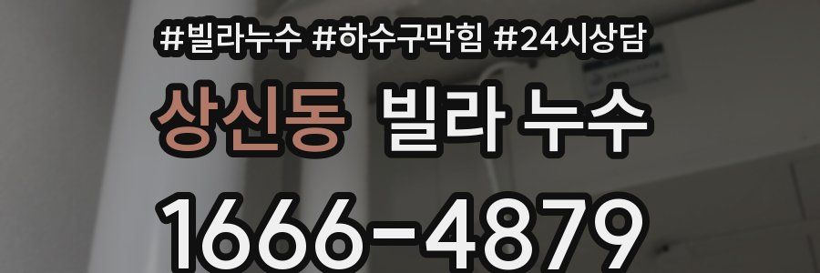 상신동 빌라 누수