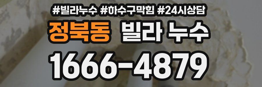 정북동 빌라 누수