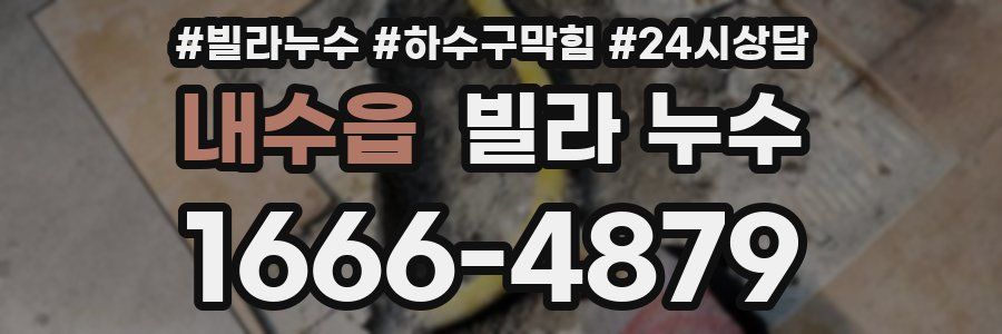 내수읍 빌라 누수