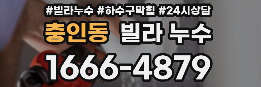 충인동 빌라 누수