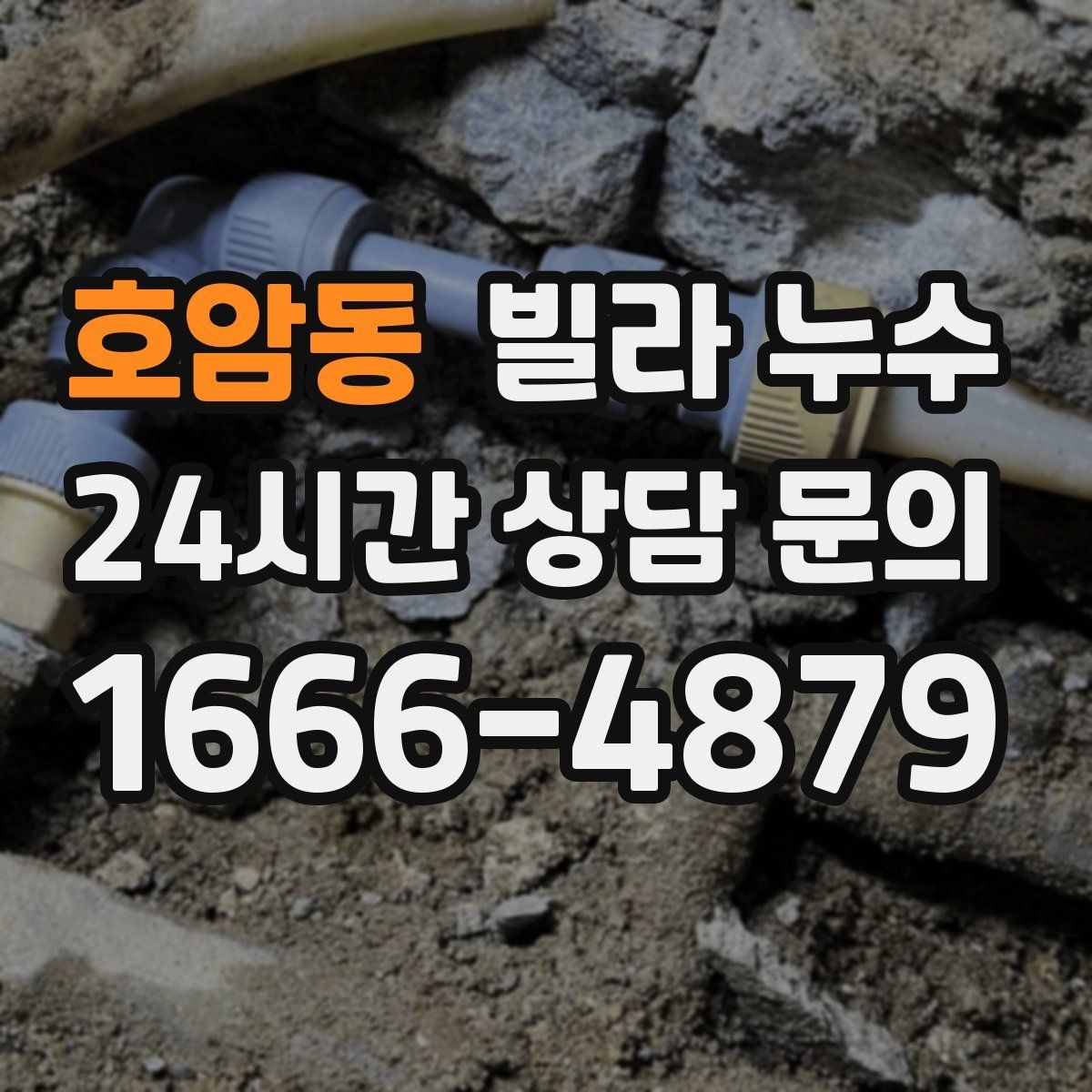 호암동 빌라 누수 세탁실 인근 벽이 젖는다면 확인할 것
