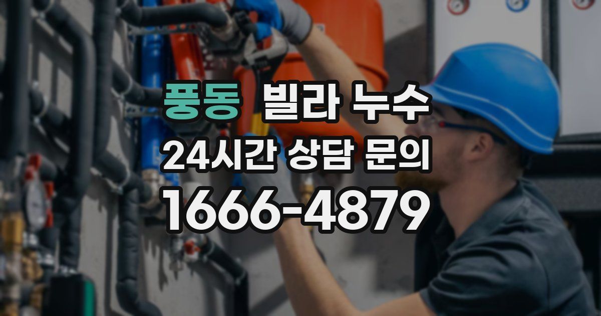 풍동 빌라 누수