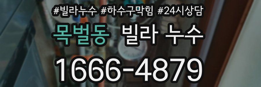 목벌동 빌라 누수