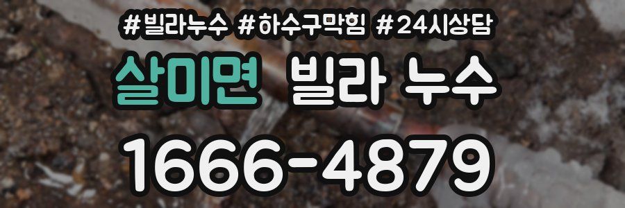 살미면 빌라 누수