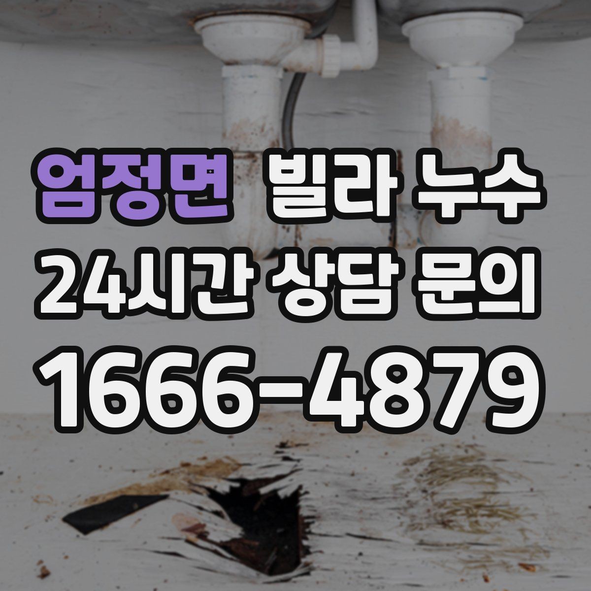 엄정면 빌라 누수 난방 배관 문제로 물자국이 생길 수 있을까