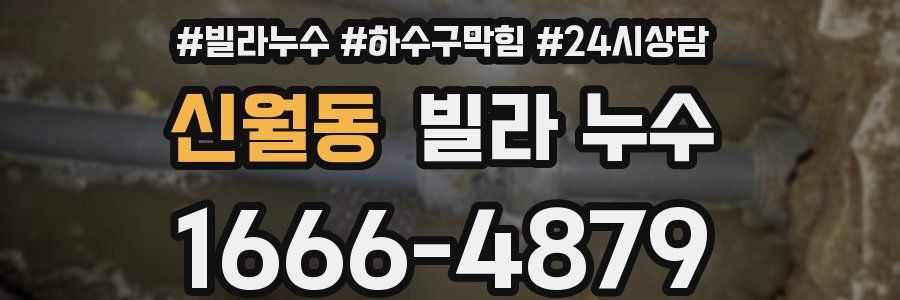 신월동 빌라 누수