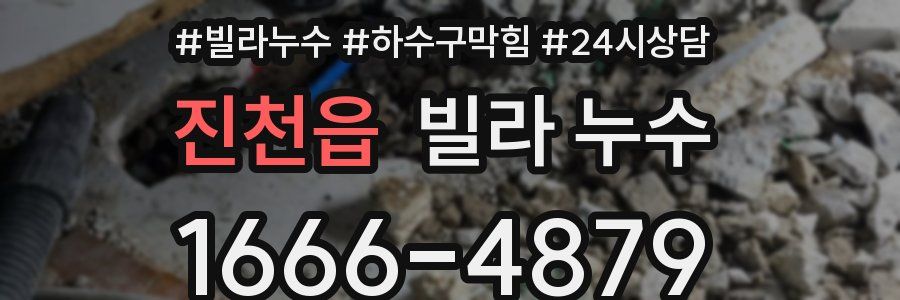 진천읍 빌라 누수