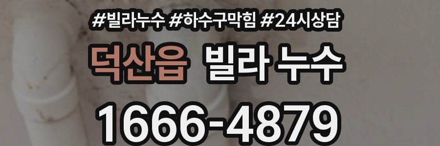 덕산읍 빌라 누수