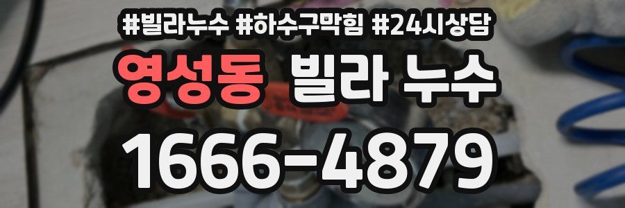 영성동 빌라 누수