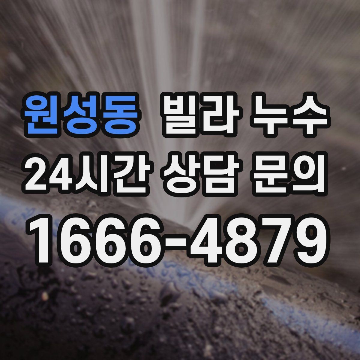 원성동 빌라 누수 바닥이 축축해졌다면 원인 점검이 필요합니다