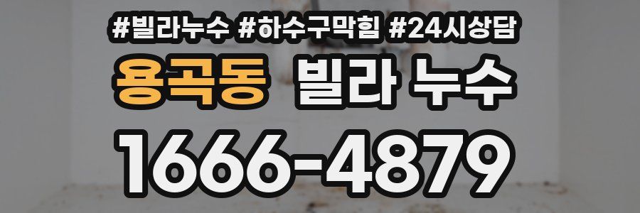 용곡동 빌라 누수