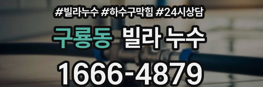 구룡동 빌라 누수