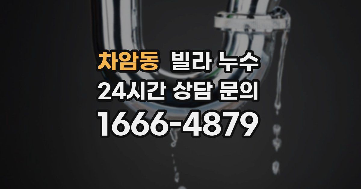 차암동 빌라 누수