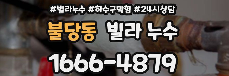 불당동 빌라 누수