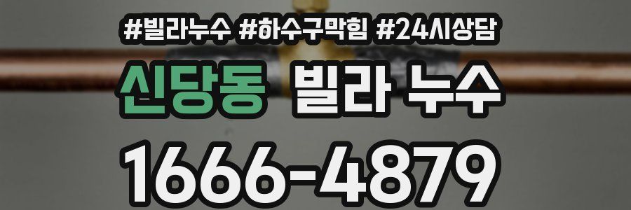 신당동 빌라 누수