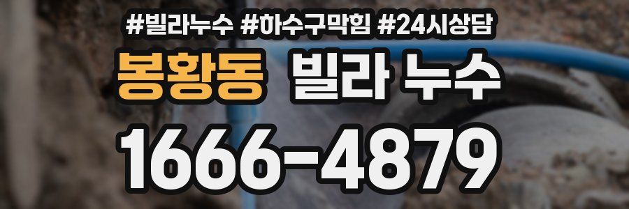 봉황동 빌라 누수