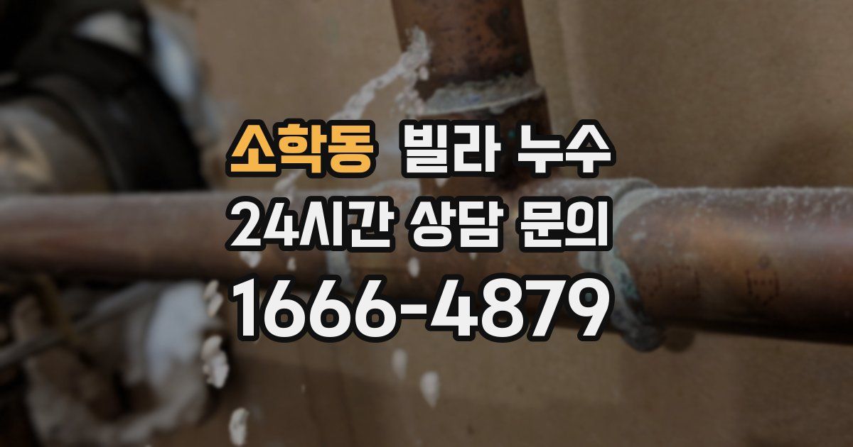 소학동 빌라 누수