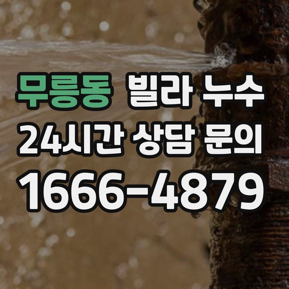 무릉동 빌라 누수 거실 천장에 작은 물방울이 맺히기 시작했다면