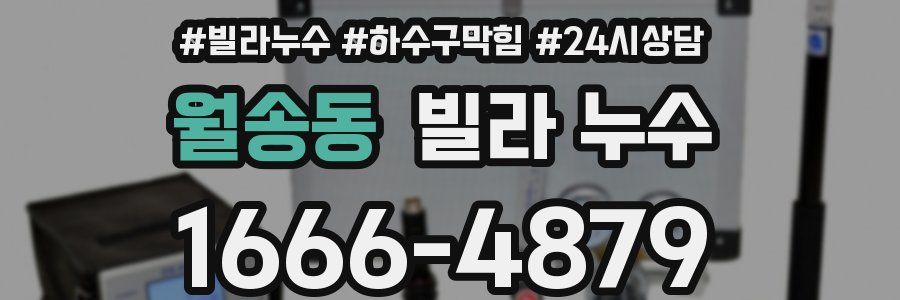 월송동 빌라 누수