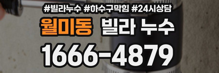 월미동 빌라 누수