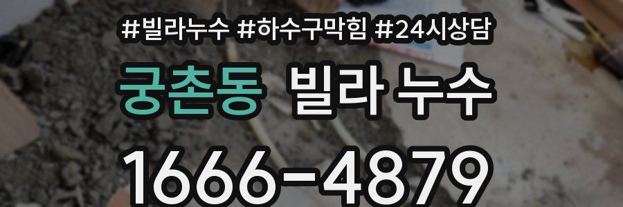 궁촌동 빌라 누수