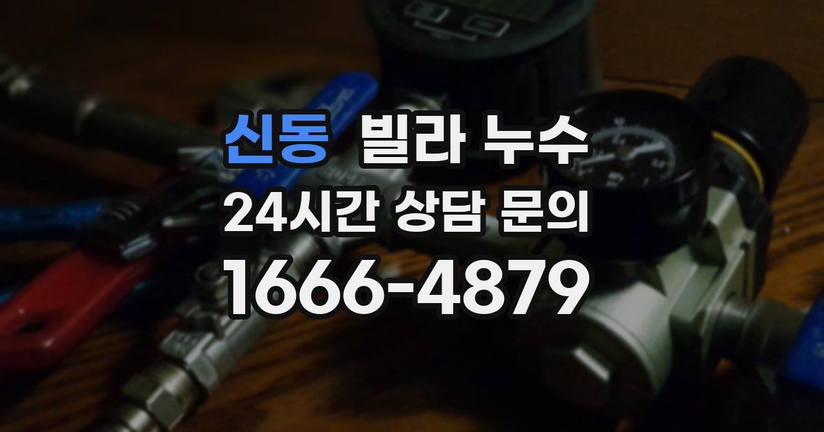 신동 빌라 누수