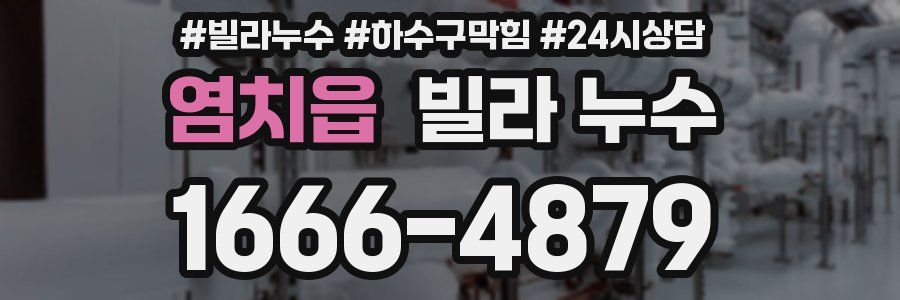 염치읍 빌라 누수