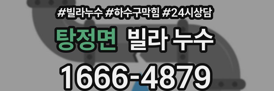 탕정면 빌라 누수