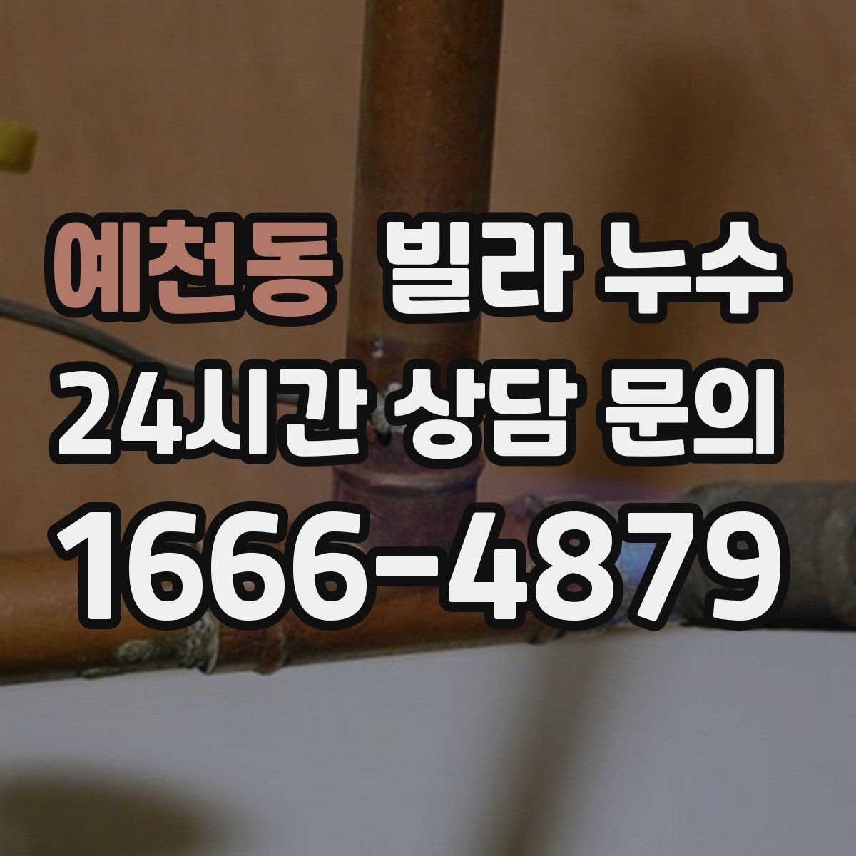 예천동 빌라 누수 냄새가 심해지면 내부 습기가 쌓인 신호