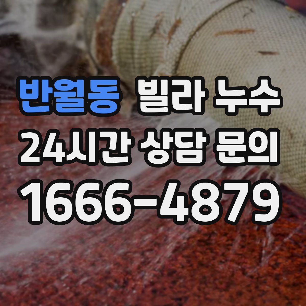 반월동 빌라 누수