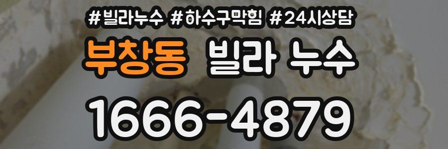 부창동 빌라 누수