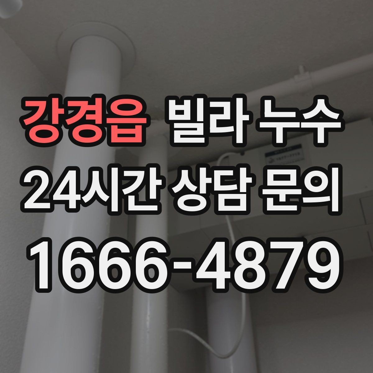 강경읍 빌라 누수 공동 배관 문제일 때 증상이 나타나는 방식