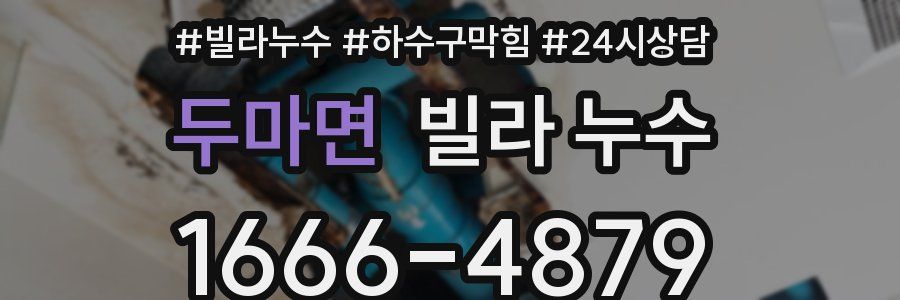 두마면 빌라 누수