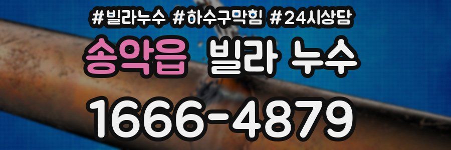 송악읍 빌라 누수