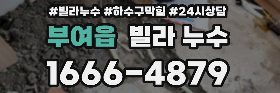 부여읍 빌라 누수