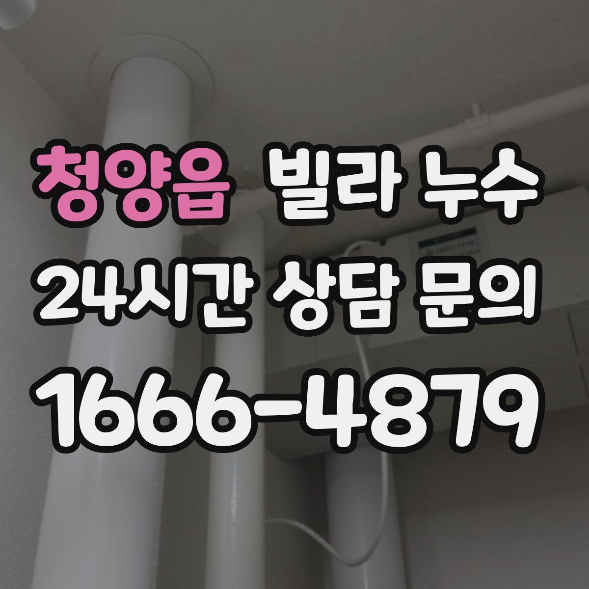 청양읍 빌라 누수