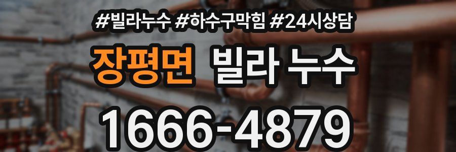 장평면 빌라 누수