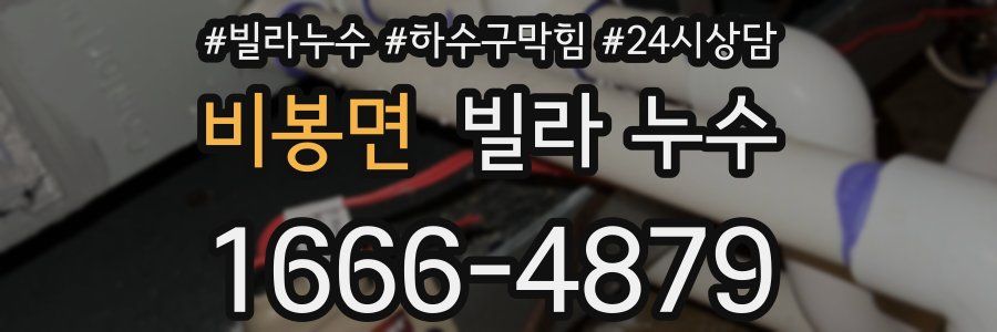 비봉면 빌라 누수