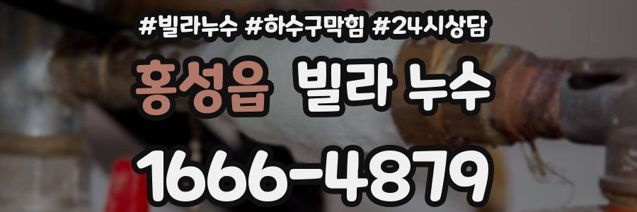 홍성읍 빌라 누수