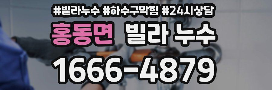 홍동면 빌라 누수