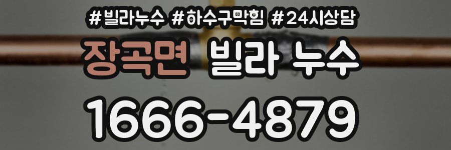 장곡면 빌라 누수