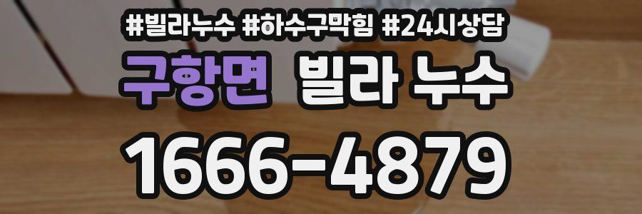 구항면 빌라 누수